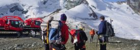 Start zum Allalinhorn